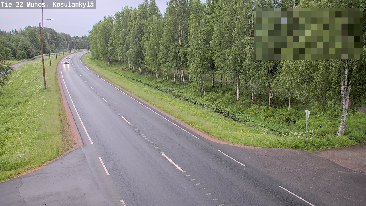Kelikamerat Kuva Tie 22 Muhos, Kosulankylä, Muhos, Pohjois-Pohjanmaa
