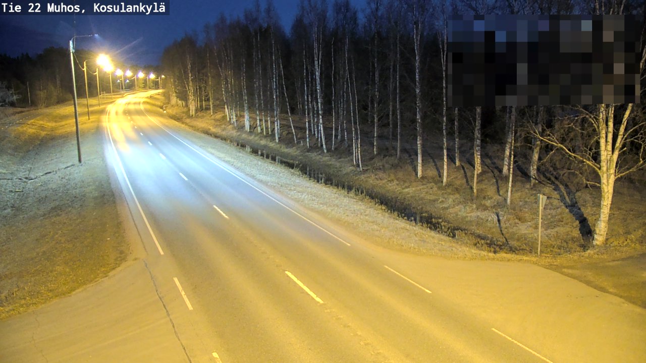 Kelikamerat Kuva Tie 22 Muhos, Kosulankylä, Muhos, Pohjois-Pohjanmaa