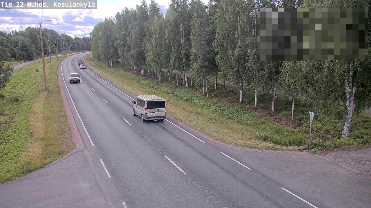 Kelikamerat Kuva Tie 22 Muhos, Kosulankylä, Muhos, Pohjois-Pohjanmaa