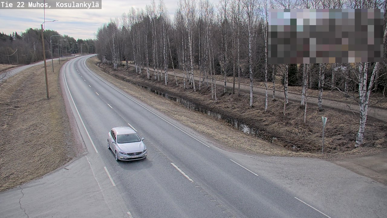 Kelikamerat Kuva Tie 22 Muhos, Kosulankylä, Muhos, Pohjois-Pohjanmaa