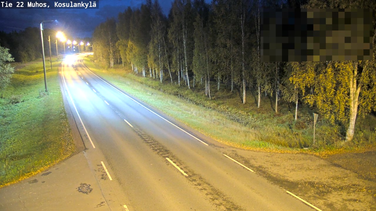 Kelikamerat Kuva Tie 22 Muhos, Kosulankylä, Muhos, Pohjois-Pohjanmaa