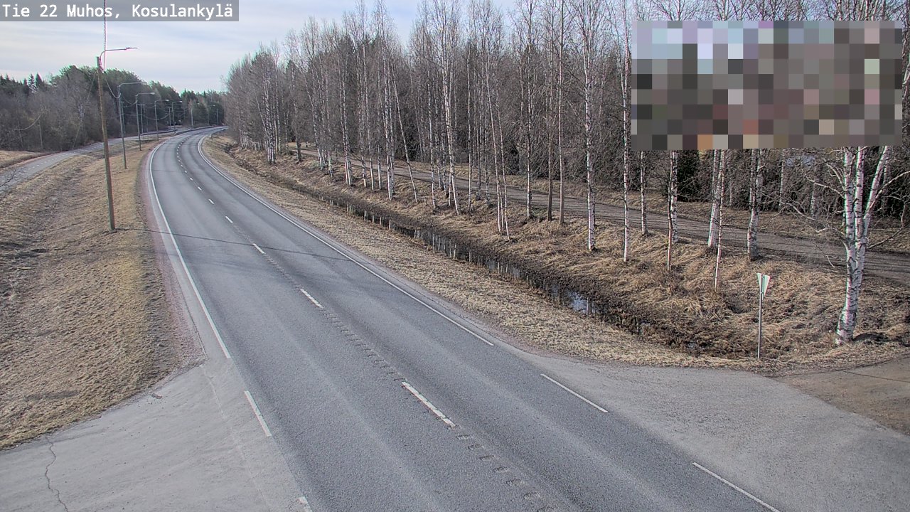 Kelikamerat Kuva Tie 22 Muhos, Kosulankylä, Muhos, Pohjois-Pohjanmaa