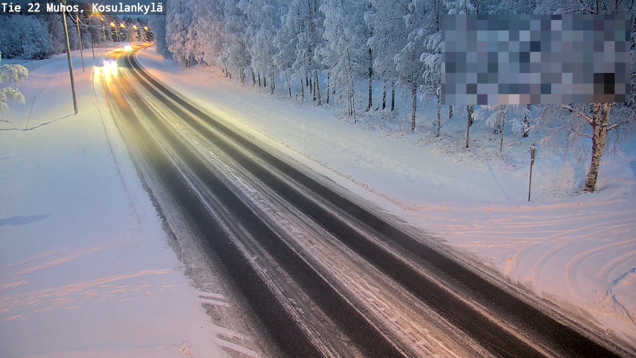Kelikamerat Kuva Tie 22 Muhos, Kosulankylä, Muhos, Pohjois-Pohjanmaa