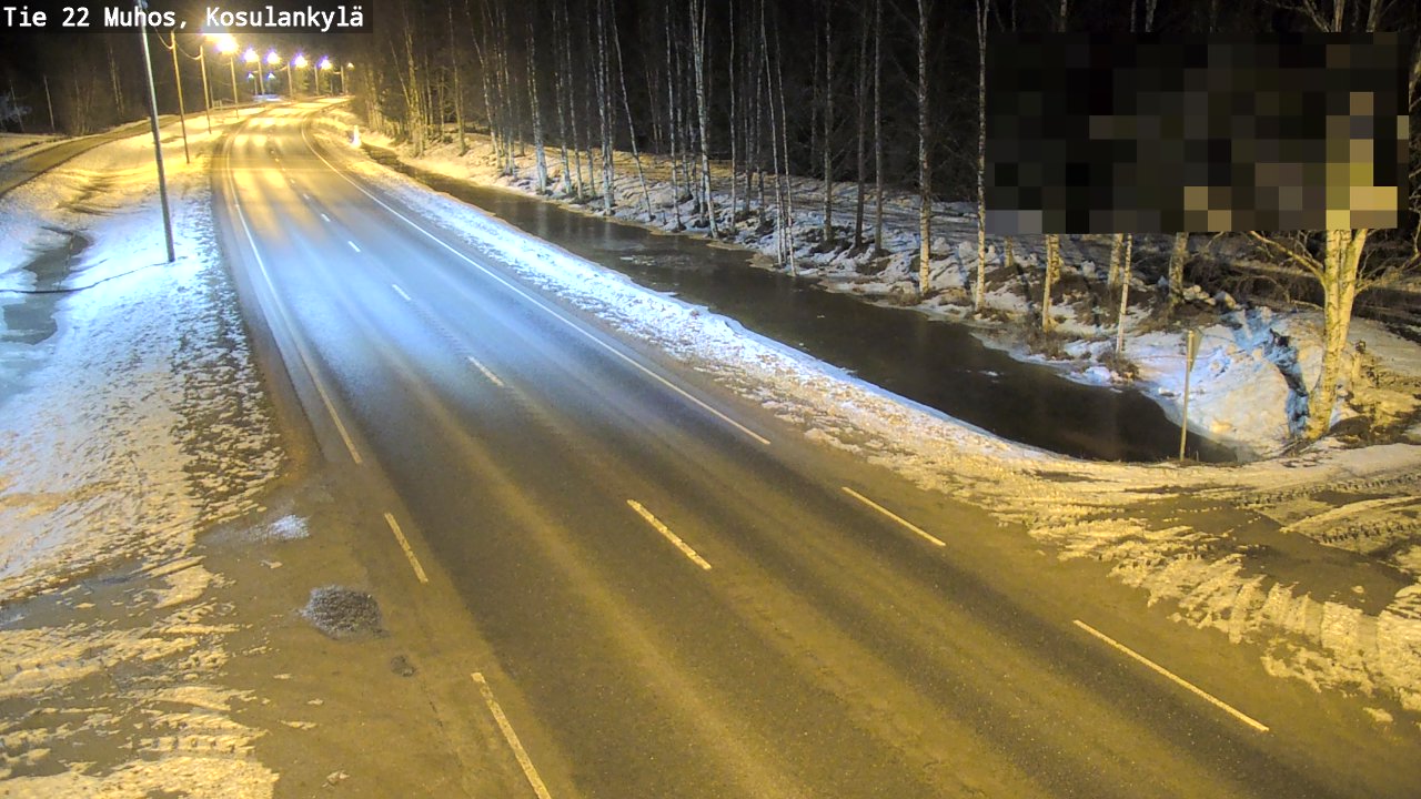 Kelikamerat Kuva Tie 22 Muhos, Kosulankylä, Muhos, Pohjois-Pohjanmaa