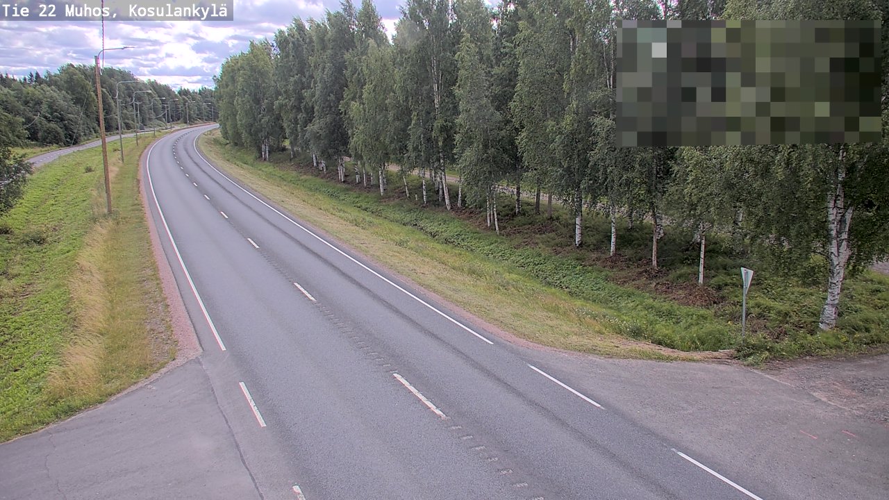 Kelikamerat Kuva Tie 22 Muhos, Kosulankylä, Muhos, Pohjois-Pohjanmaa