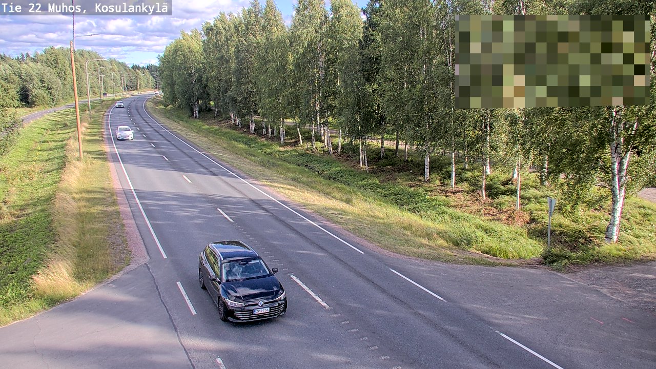 Kelikamerat Kuva Tie 22 Muhos, Kosulankylä, Muhos, Pohjois-Pohjanmaa