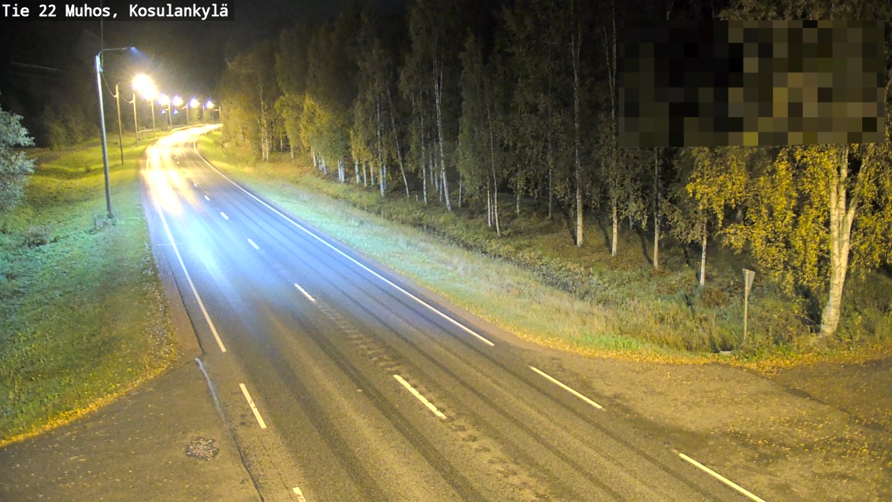 Kelikamerat Kuva Tie 22 Muhos, Kosulankylä, Muhos, Pohjois-Pohjanmaa