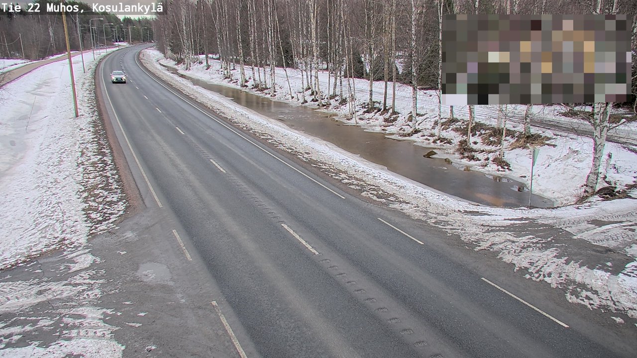 Kelikamerat Kuva Tie 22 Muhos, Kosulankylä, Muhos, Pohjois-Pohjanmaa