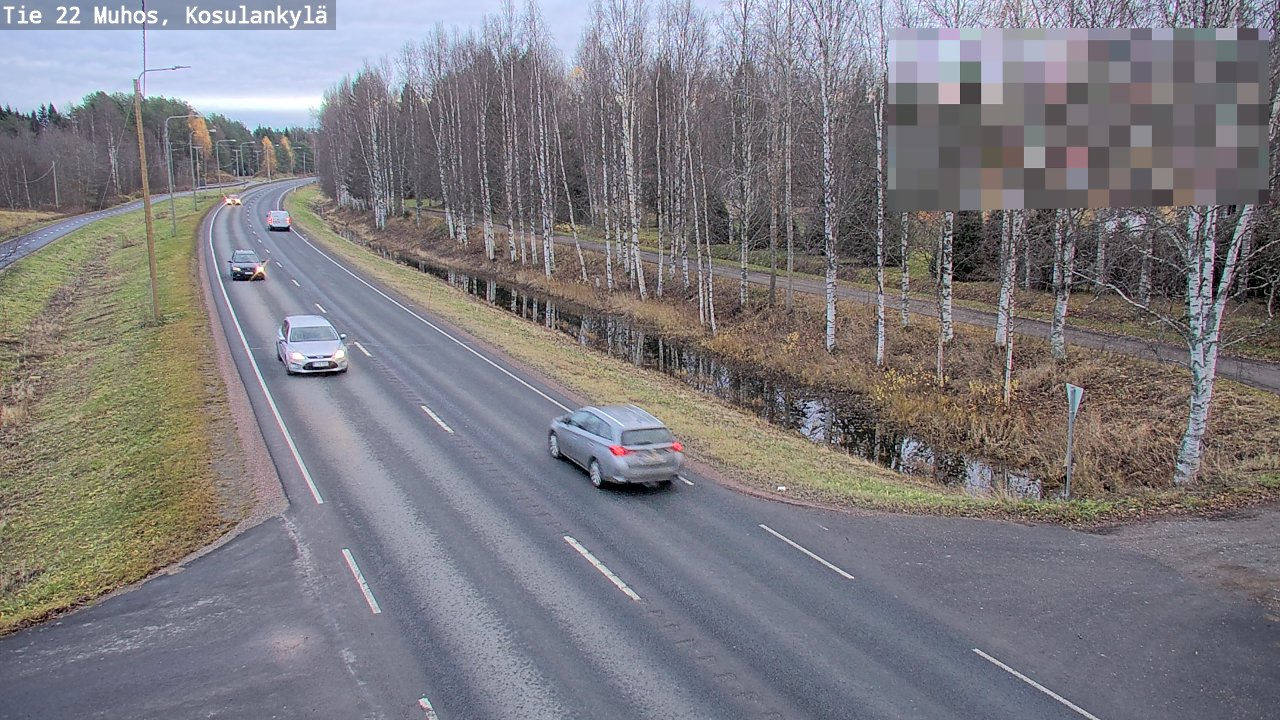 Kelikamerat Kuva Tie 22 Muhos, Kosulankylä, Muhos, Pohjois-Pohjanmaa