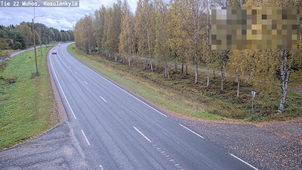 Kelikamerat Kuva Tie 22 Muhos, Kosulankylä, Muhos, Pohjois-Pohjanmaa