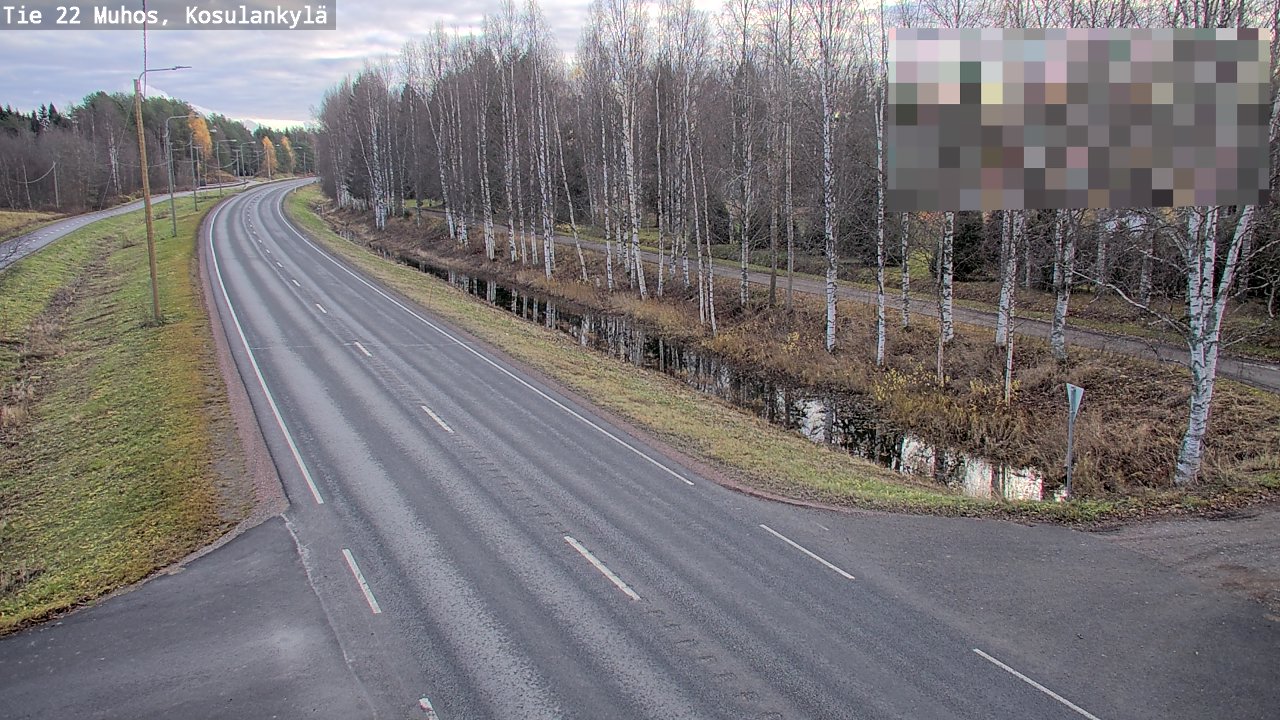 Kelikamerat Kuva Tie 22 Muhos, Kosulankylä, Muhos, Pohjois-Pohjanmaa