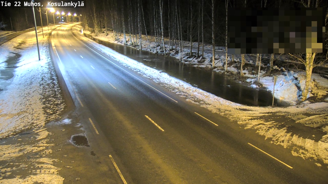 Kelikamerat Kuva Tie 22 Muhos, Kosulankylä, Muhos, Pohjois-Pohjanmaa