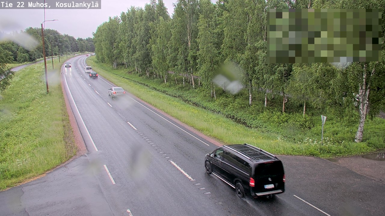 Kelikamerat Kuva Tie 22 Muhos, Kosulankylä, Muhos, Pohjois-Pohjanmaa