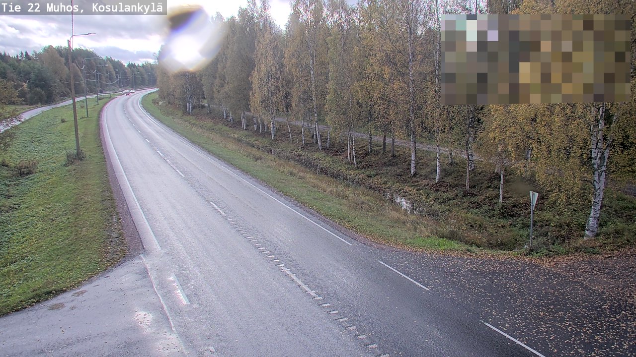 Kelikamerat Kuva Tie 22 Muhos, Kosulankylä, Muhos, Pohjois-Pohjanmaa