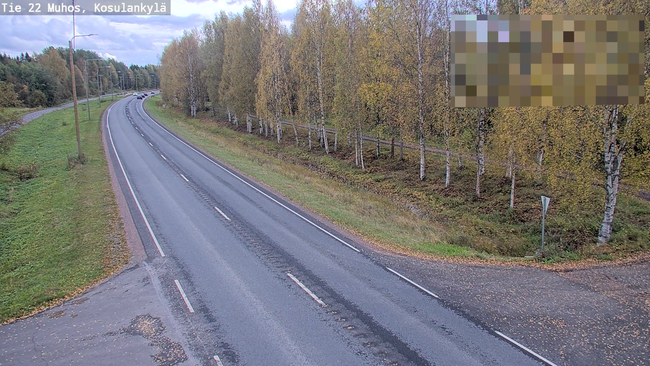Kelikamerat Kuva Tie 22 Muhos, Kosulankylä, Muhos, Pohjois-Pohjanmaa