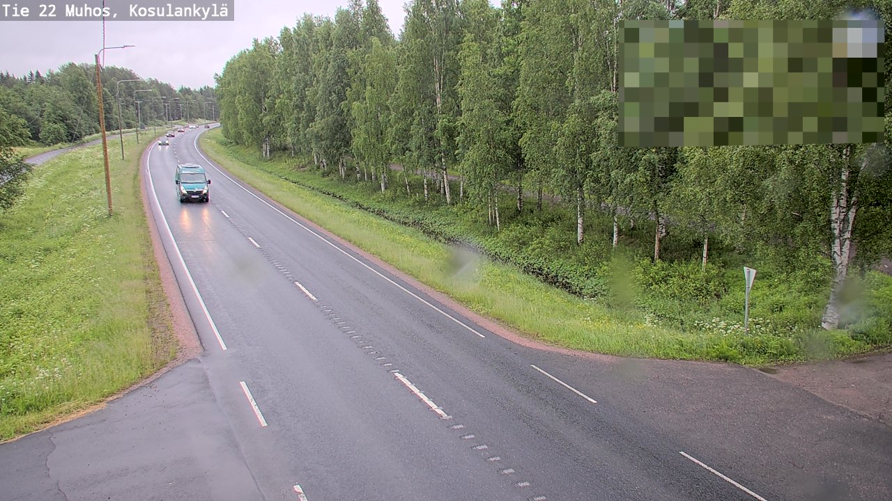 Kelikamerat Kuva Tie 22 Muhos, Kosulankylä, Muhos, Pohjois-Pohjanmaa