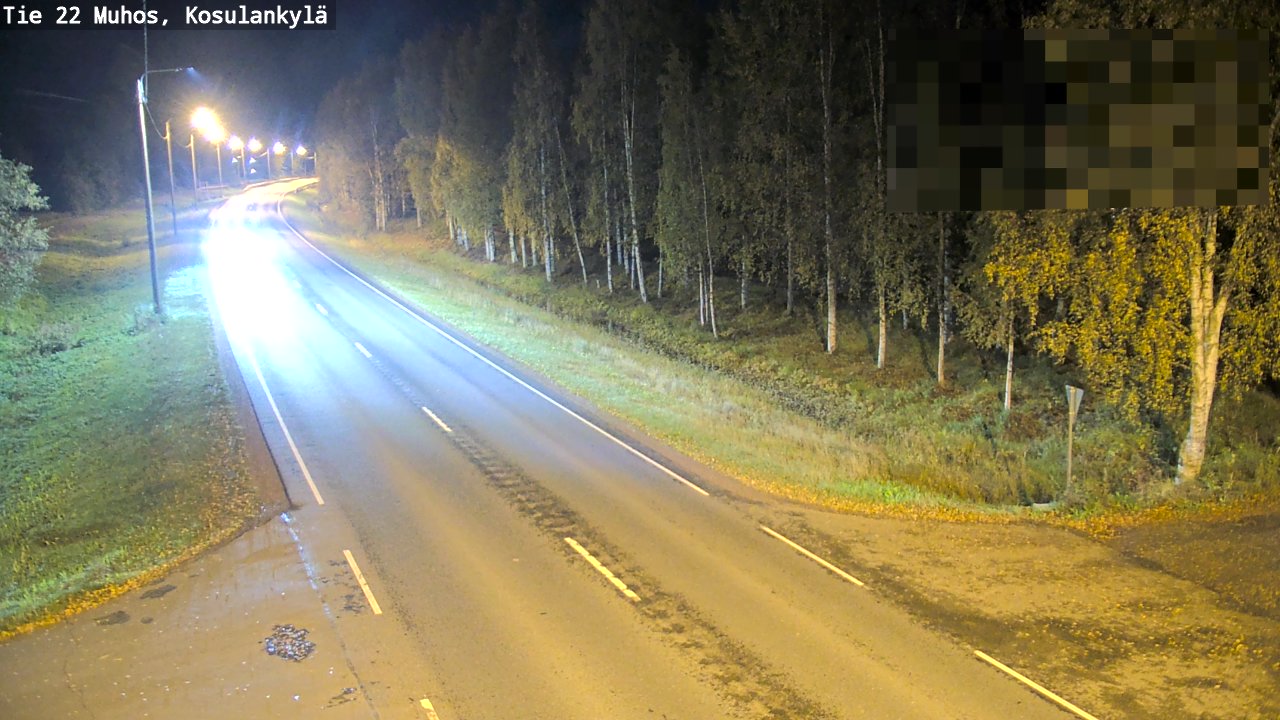 Kelikamerat Kuva Tie 22 Muhos, Kosulankylä, Muhos, Pohjois-Pohjanmaa