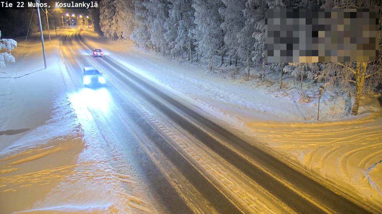 Kelikamerat Kuva Tie 22 Muhos, Kosulankylä, Muhos, Pohjois-Pohjanmaa