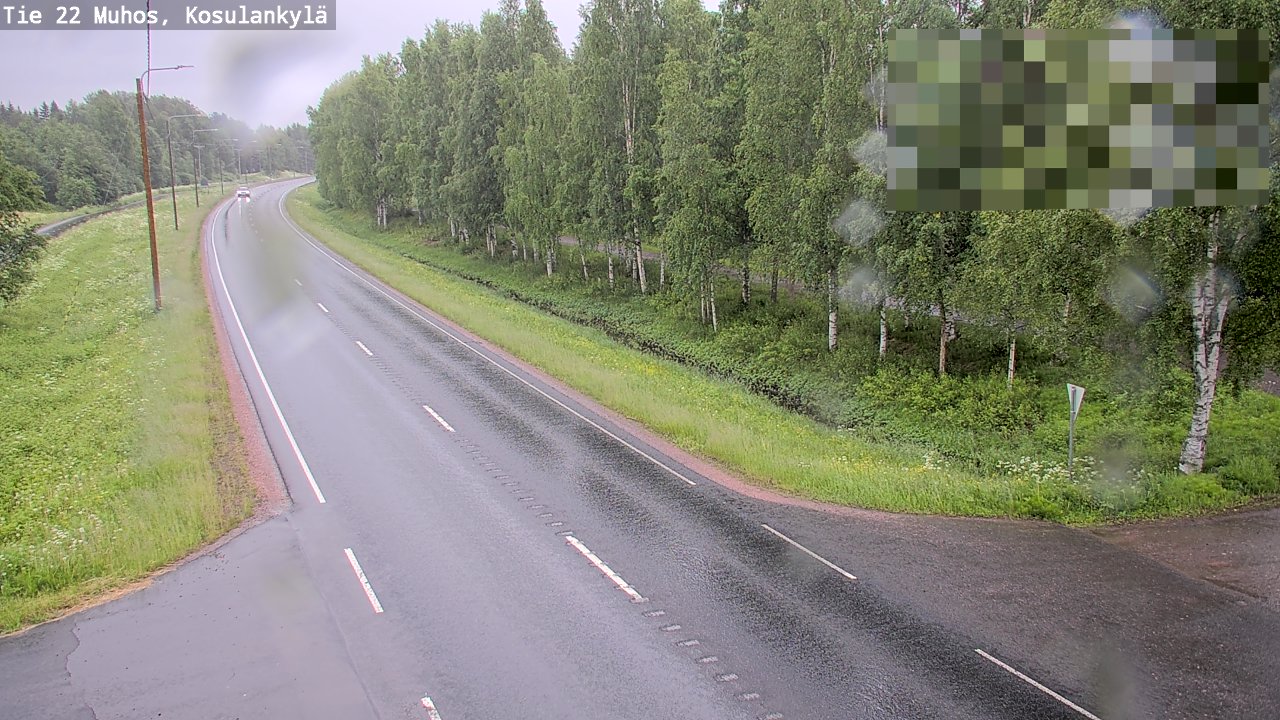Kelikamerat Kuva Tie 22 Muhos, Kosulankylä, Muhos, Pohjois-Pohjanmaa
