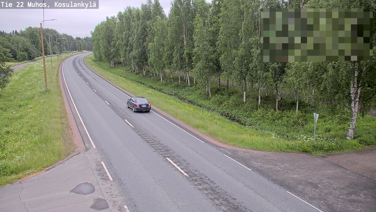 Kelikamerat Kuva Tie 22 Muhos, Kosulankylä, Muhos, Pohjois-Pohjanmaa