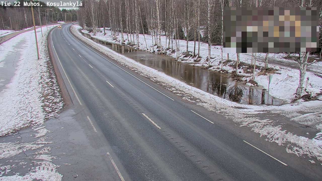 Kelikamerat Kuva Tie 22 Muhos, Kosulankylä, Muhos, Pohjois-Pohjanmaa