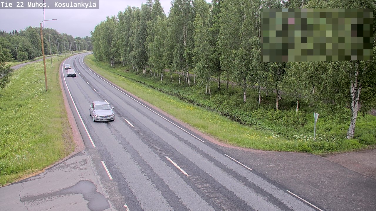 Kelikamerat Kuva Tie 22 Muhos, Kosulankylä, Muhos, Pohjois-Pohjanmaa