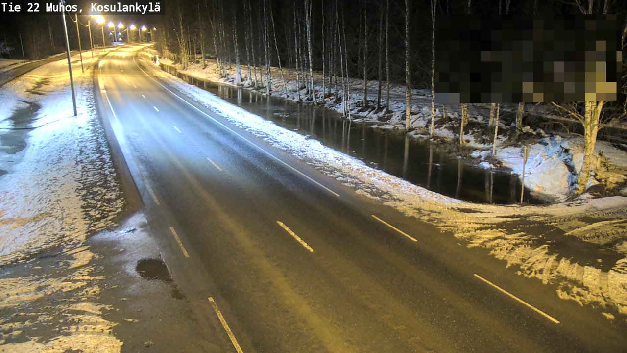 Kelikamerat Kuva Tie 22 Muhos, Kosulankylä, Muhos, Pohjois-Pohjanmaa