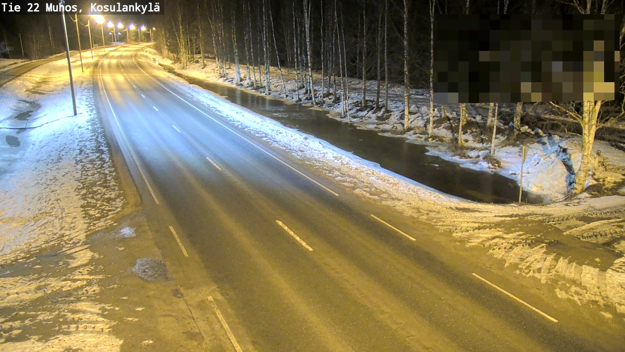 Kelikamerat Kuva Tie 22 Muhos, Kosulankylä, Muhos, Pohjois-Pohjanmaa