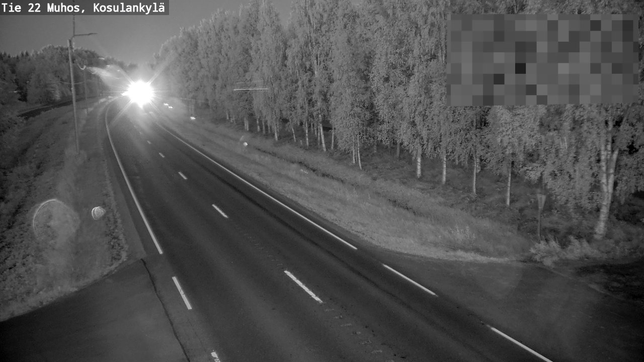 Kelikamerat Kuva Tie 22 Muhos, Kosulankylä, Muhos, Pohjois-Pohjanmaa