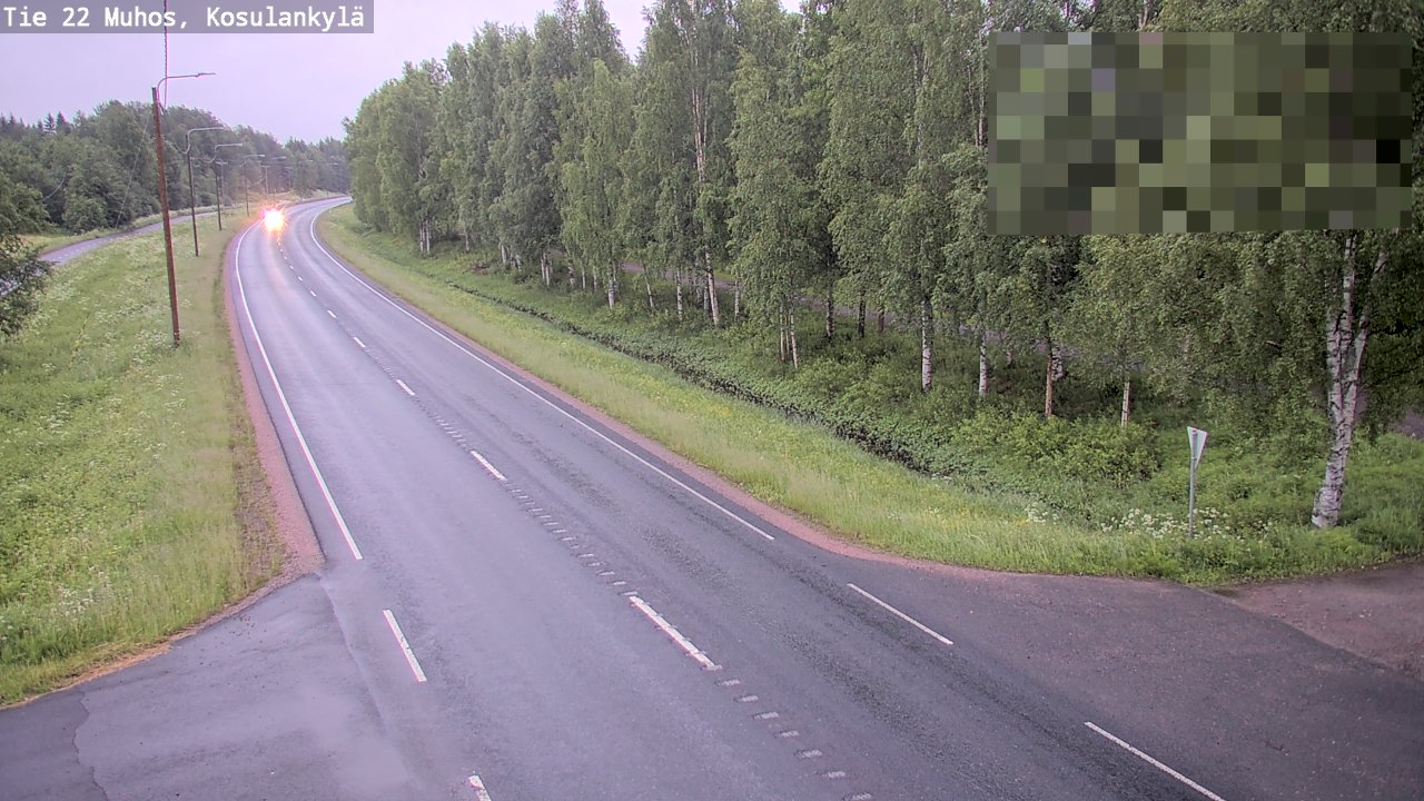 Kelikamerat Kuva Tie 22 Muhos, Kosulankylä, Muhos, Pohjois-Pohjanmaa