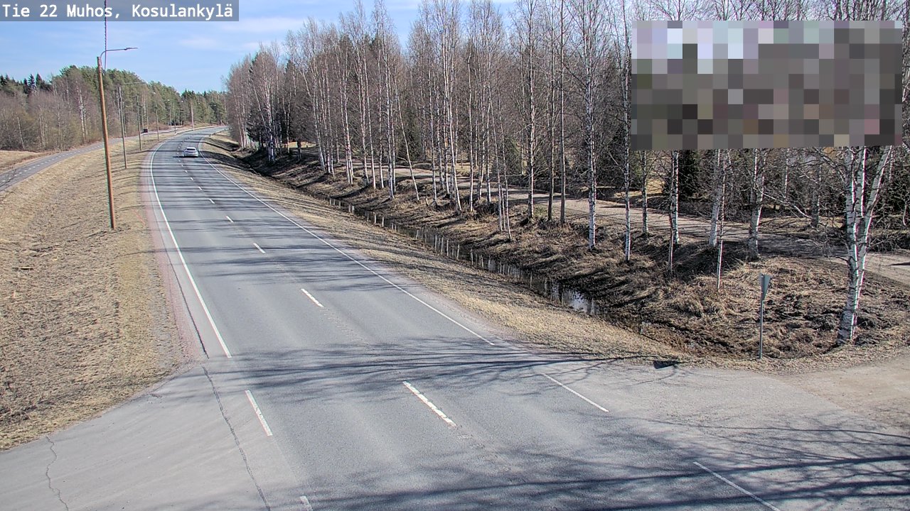 Kelikamerat Kuva Tie 22 Muhos, Kosulankylä, Muhos, Pohjois-Pohjanmaa