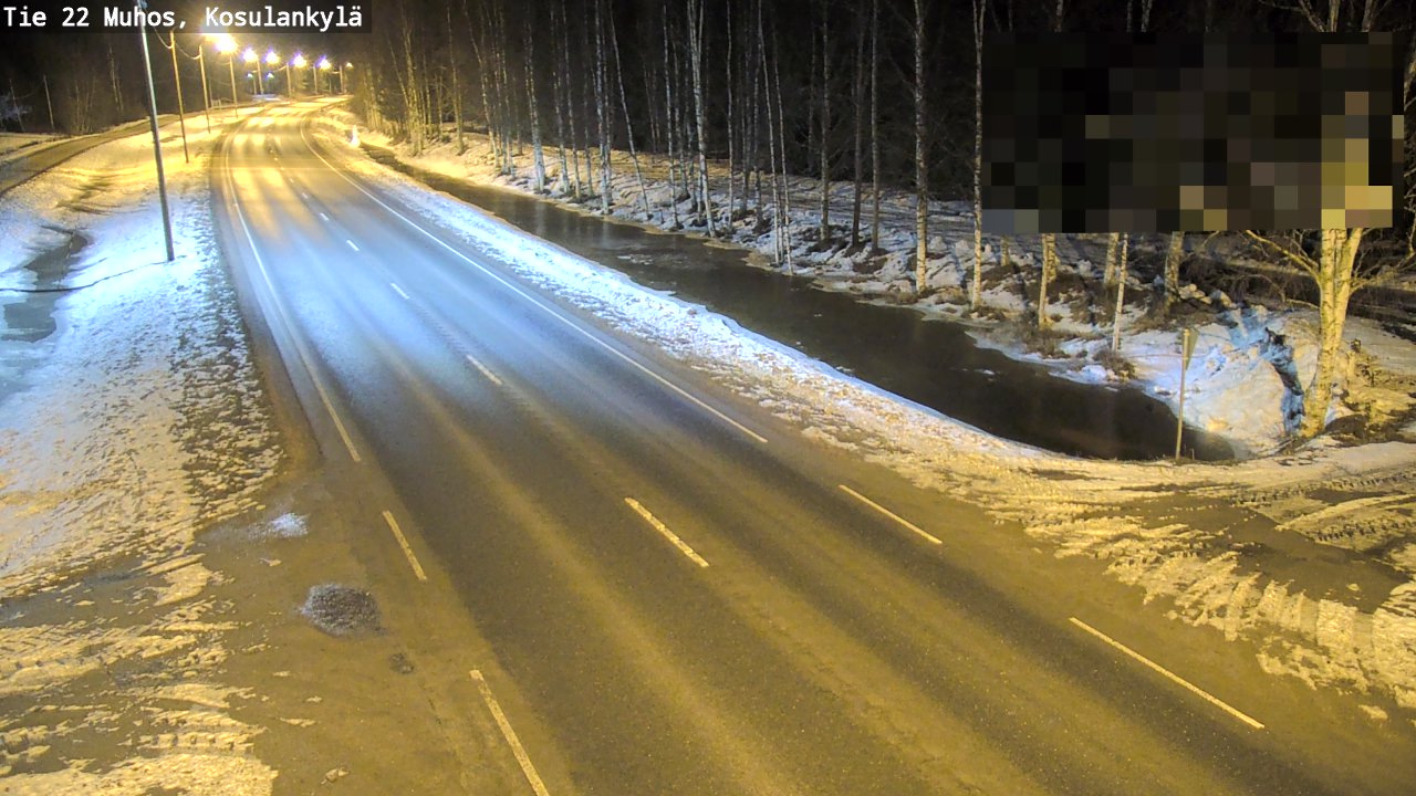 Kelikamerat Kuva Tie 22 Muhos, Kosulankylä, Muhos, Pohjois-Pohjanmaa