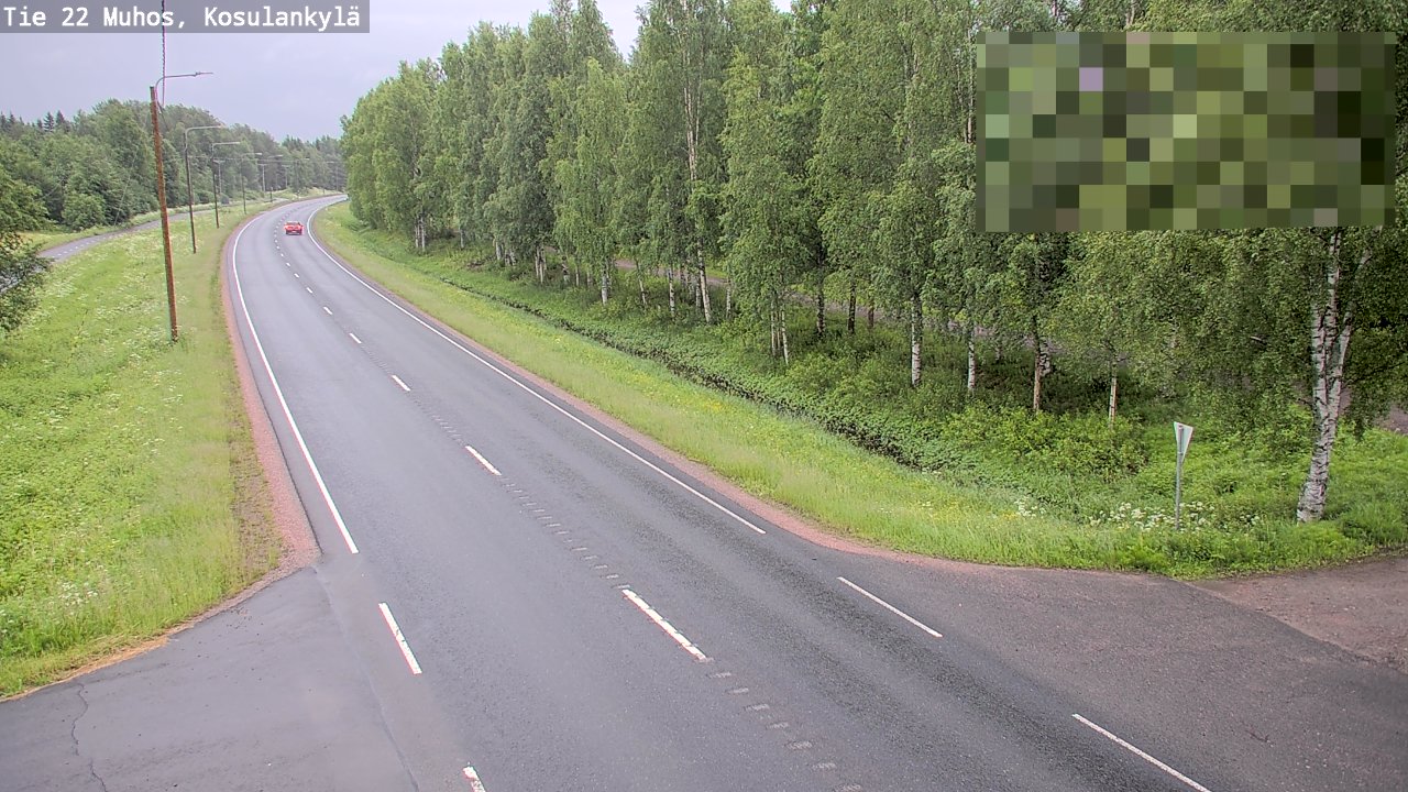 Kelikamerat Kuva Tie 22 Muhos, Kosulankylä, Muhos, Pohjois-Pohjanmaa