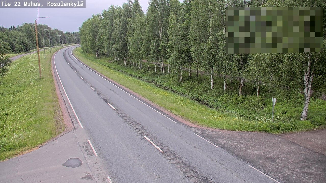 Kelikamerat Kuva Tie 22 Muhos, Kosulankylä, Muhos, Pohjois-Pohjanmaa