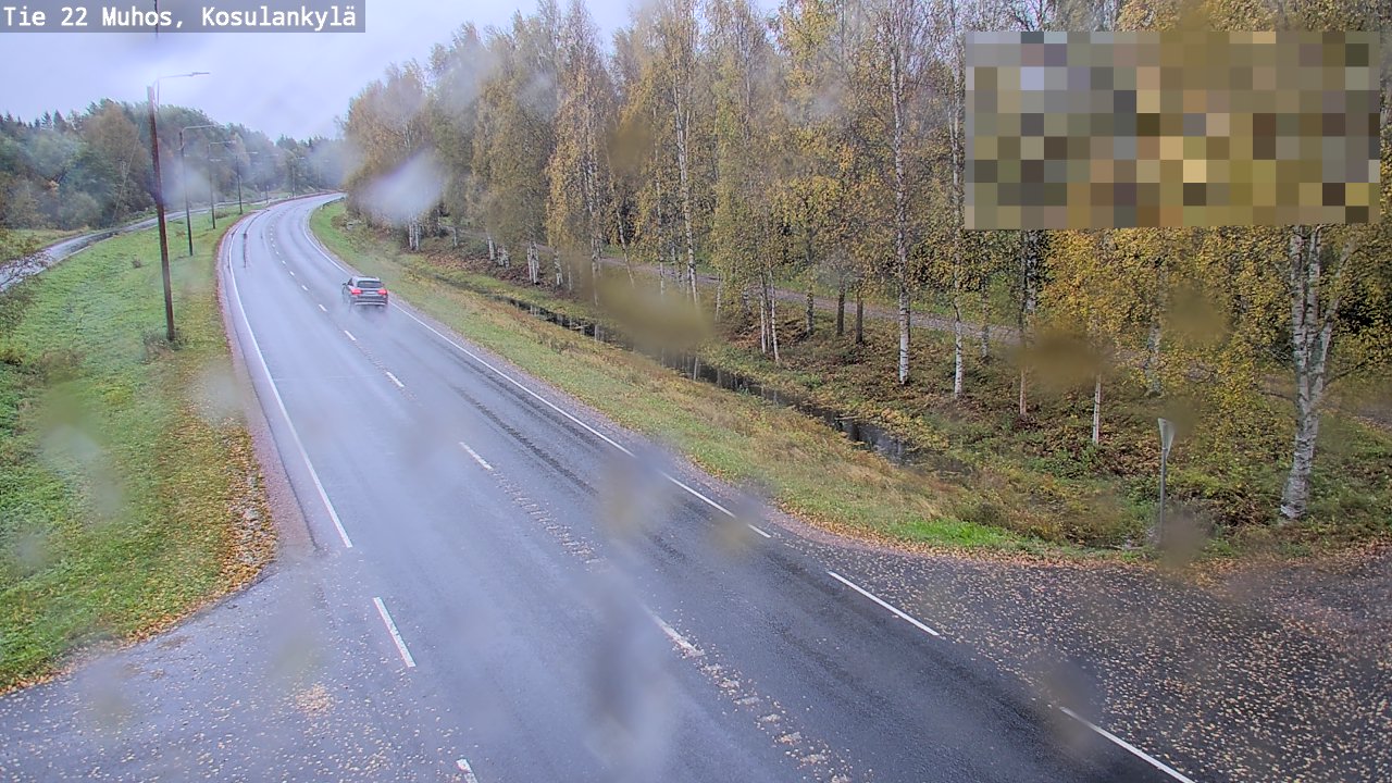 Weather Camera Image Road 22 Muhos, Kosulankylä, Muhos, Pohjois-Pohjanmaa