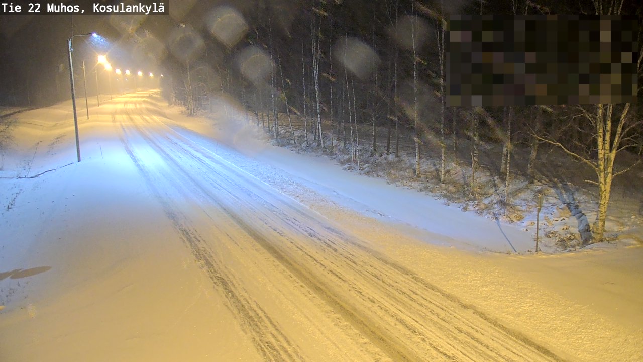 Kelikamerat Kuva Tie 22 Muhos, Kosulankylä, Muhos, Pohjois-Pohjanmaa