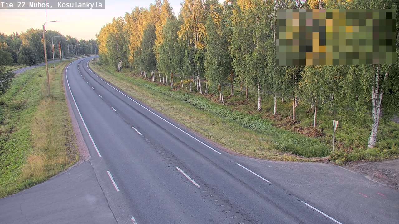 Kelikamerat Kuva Tie 22 Muhos, Kosulankylä, Muhos, Pohjois-Pohjanmaa