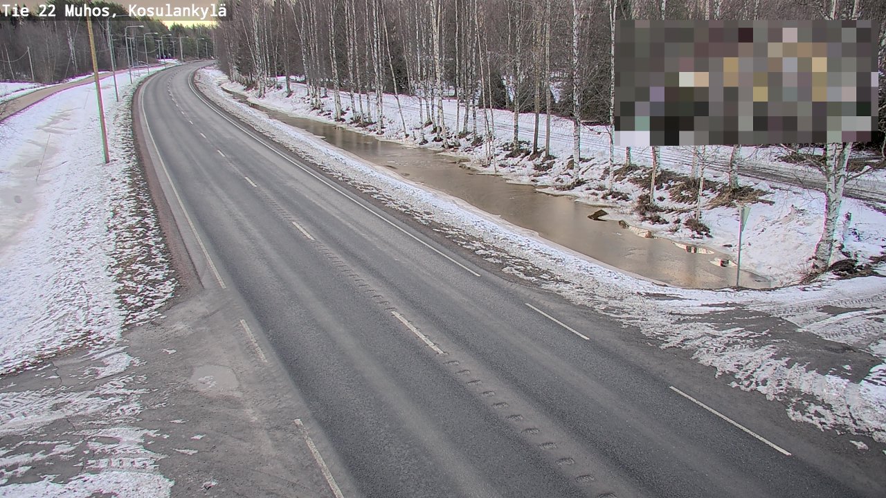 Kelikamerat Kuva Tie 22 Muhos, Kosulankylä, Muhos, Pohjois-Pohjanmaa