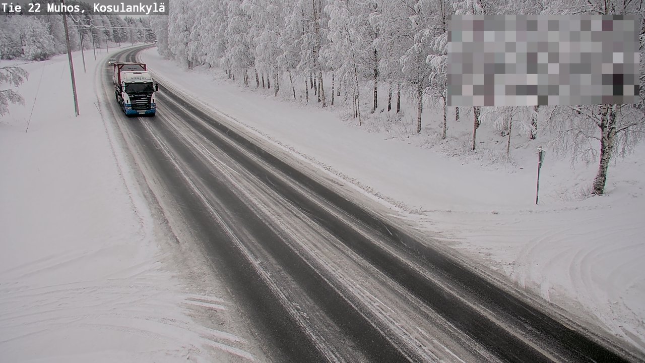 Kelikamerat Kuva Tie 22 Muhos, Kosulankylä, Muhos, Pohjois-Pohjanmaa