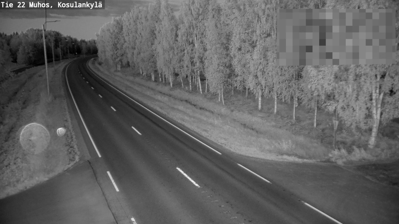 Kelikamerat Kuva Tie 22 Muhos, Kosulankylä, Muhos, Pohjois-Pohjanmaa