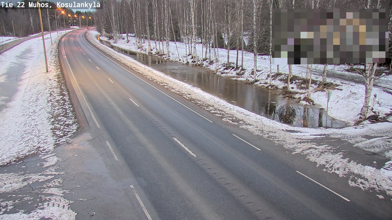 Kelikamerat Kuva Tie 22 Muhos, Kosulankylä, Muhos, Pohjois-Pohjanmaa