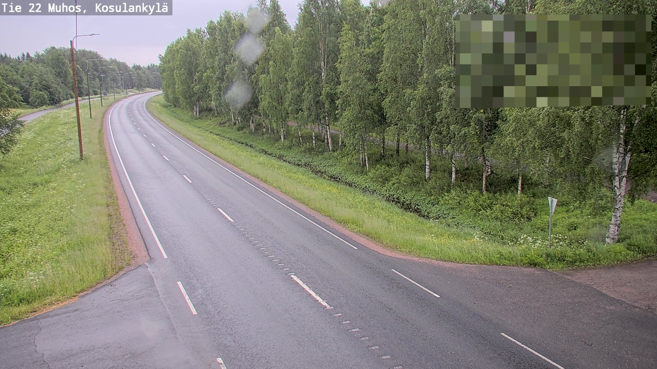 Kelikamerat Kuva Tie 22 Muhos, Kosulankylä, Muhos, Pohjois-Pohjanmaa