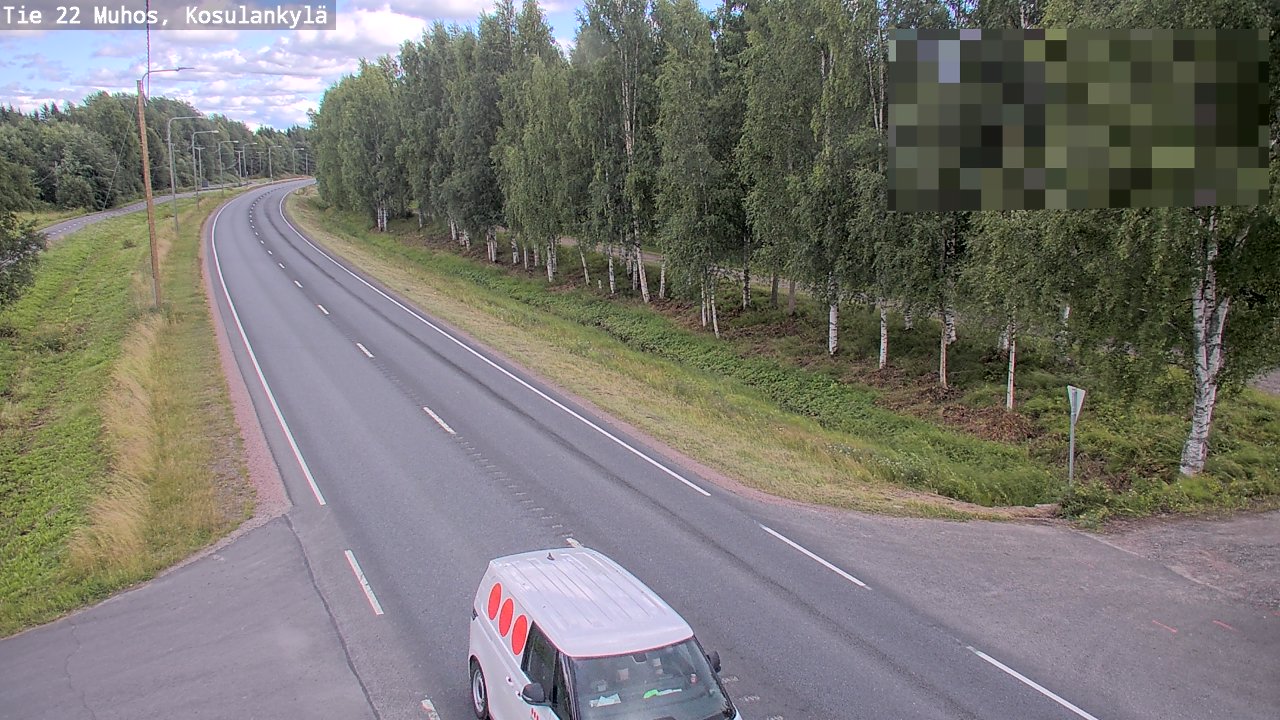 Kelikamerat Kuva Tie 22 Muhos, Kosulankylä, Muhos, Pohjois-Pohjanmaa