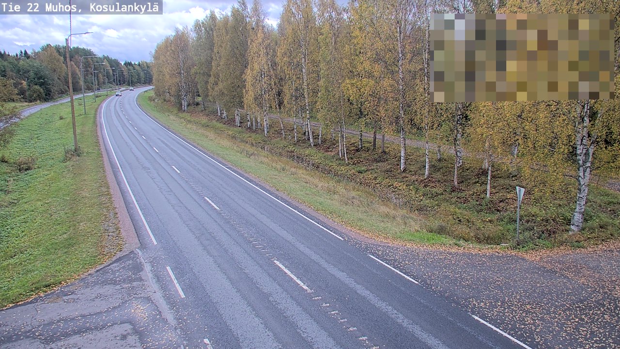 Kelikamerat Kuva Tie 22 Muhos, Kosulankylä, Muhos, Pohjois-Pohjanmaa