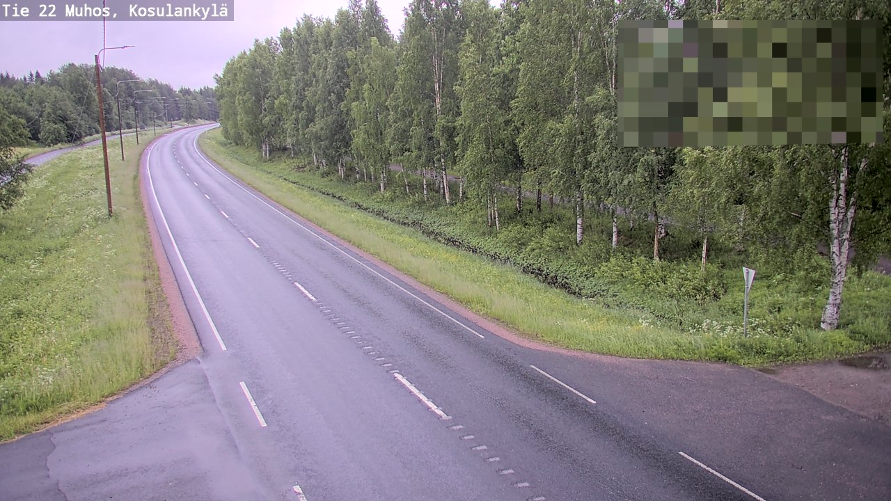 Kelikamerat Kuva Tie 22 Muhos, Kosulankylä, Muhos, Pohjois-Pohjanmaa