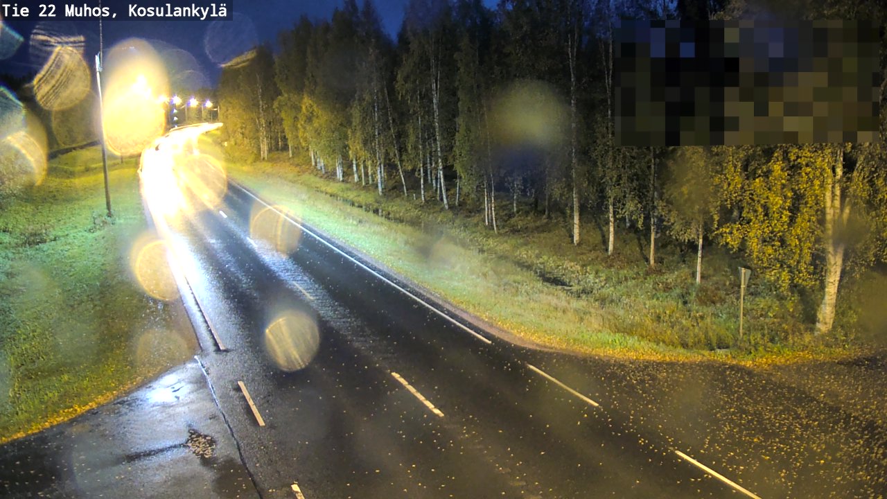 Kelikamerat Kuva Tie 22 Muhos, Kosulankylä, Muhos, Pohjois-Pohjanmaa