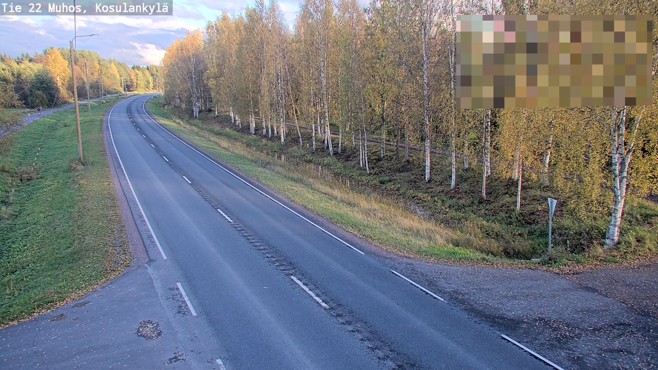 Kelikamerat Kuva Tie 22 Muhos, Kosulankylä, Muhos, Pohjois-Pohjanmaa