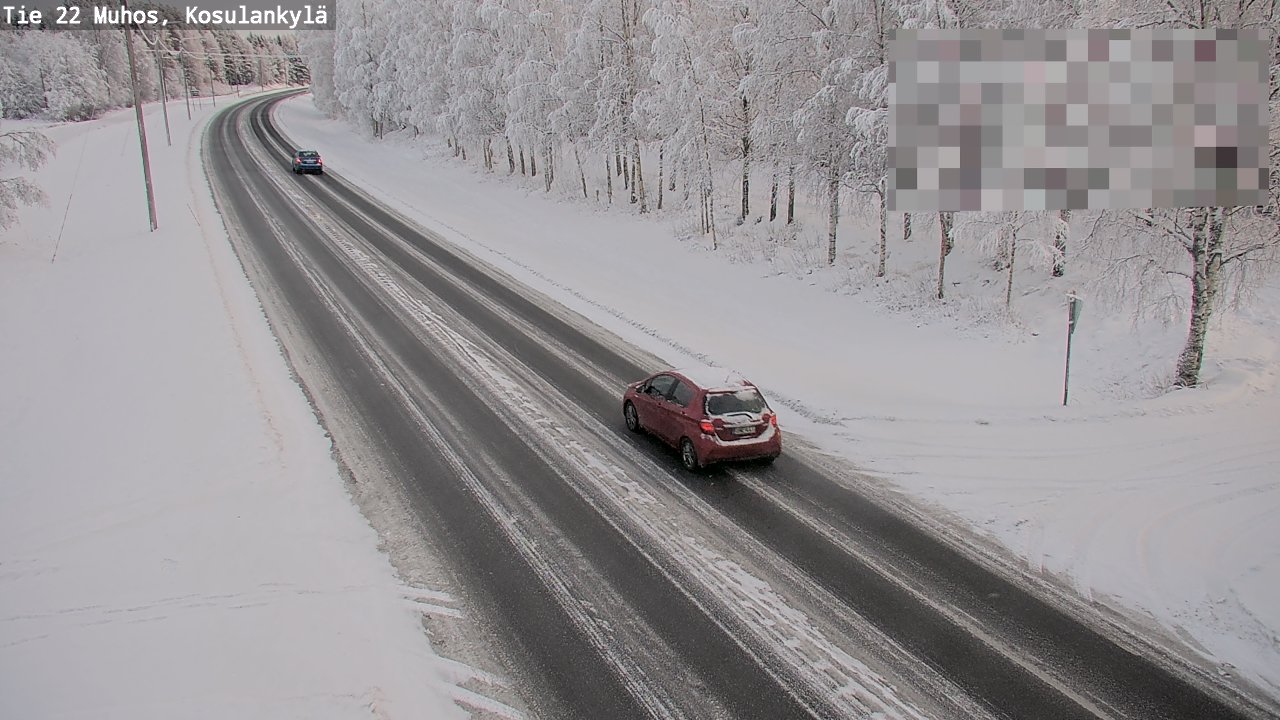 Kelikamerat Kuva Tie 22 Muhos, Kosulankylä, Muhos, Pohjois-Pohjanmaa