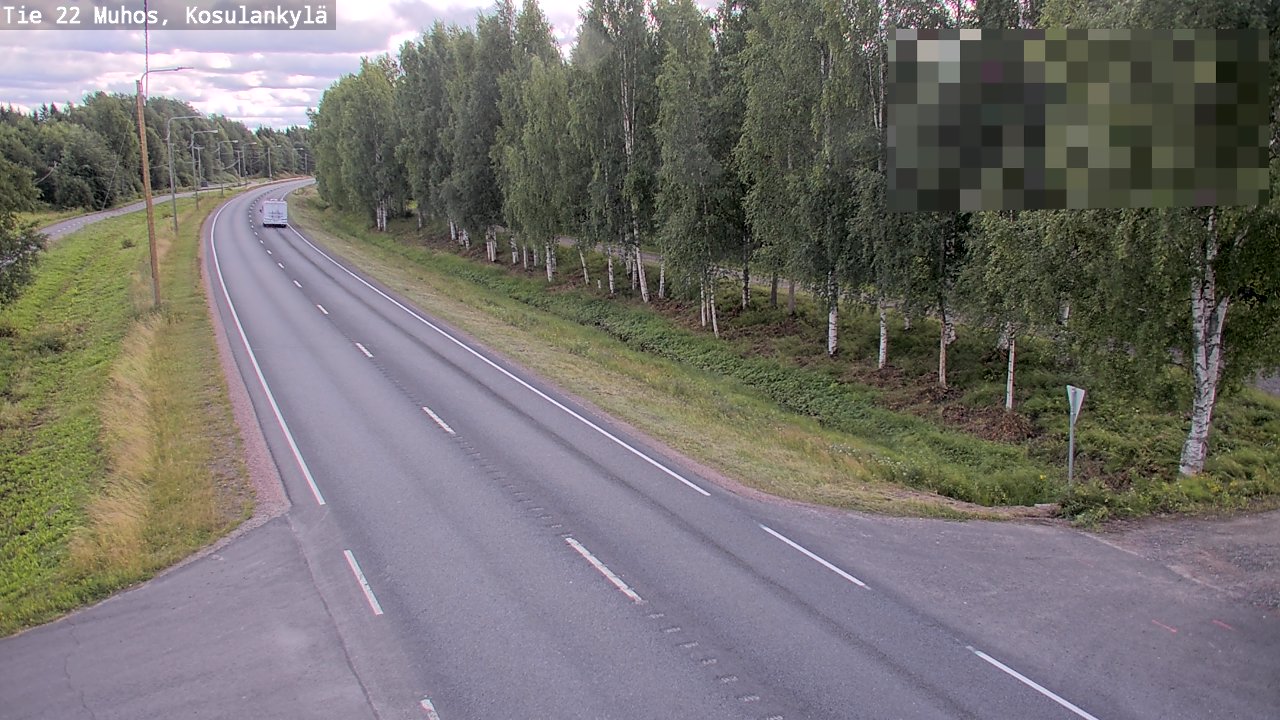 Kelikamerat Kuva Tie 22 Muhos, Kosulankylä, Muhos, Pohjois-Pohjanmaa