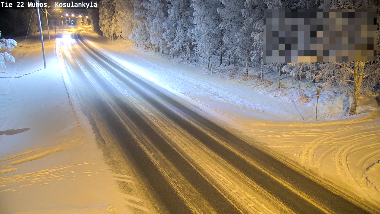 Kelikamerat Kuva Tie 22 Muhos, Kosulankylä, Muhos, Pohjois-Pohjanmaa